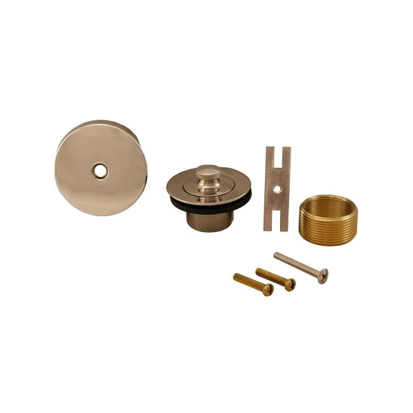 Polished Stainless One-Hole Lift and Turn Conversion Kit